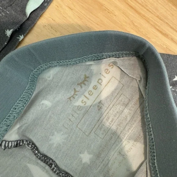 Little Sleepies Kids Space-Themed Pajamas 4T - Picture 3 of 5